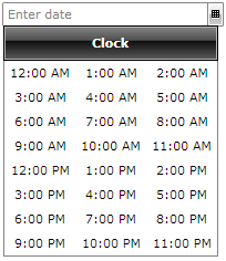 Time Picker Layout 2