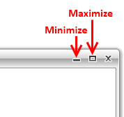 RadWindow with Minimize and Maximize Buttons