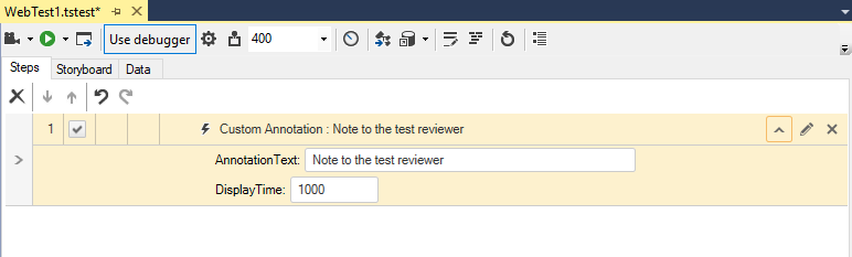 Custom Annotation Step