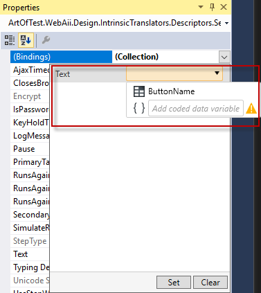 Display column from data source