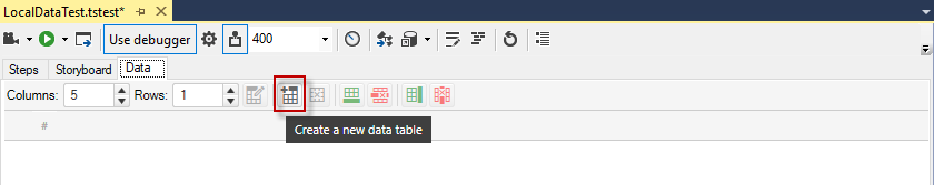 Create a new data table