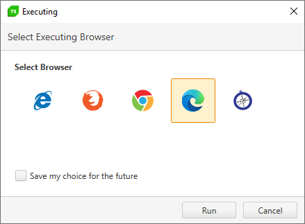 Select browser