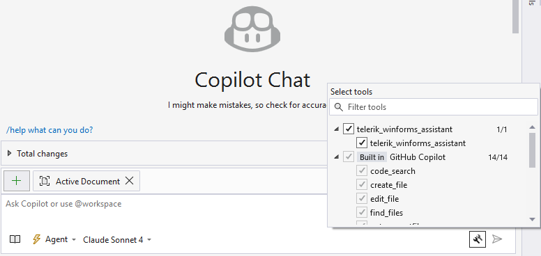 WinForms AI Assistance MCP Server