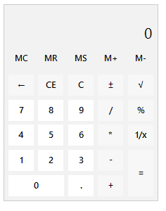 WinForms RadCalculator Getting Started