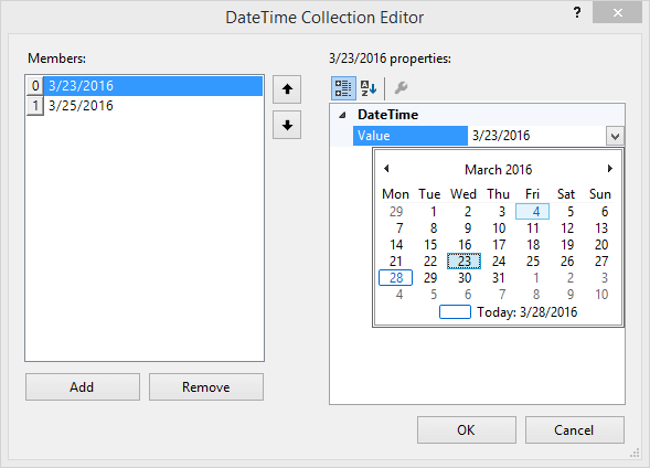 WinForms RadCalendar Getting Started Selected Datess