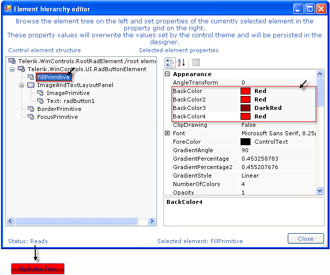 WinForms RadChart Wizard X Axis Tab