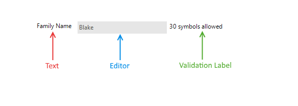 WinForms RadDataLayout Single Item Structure