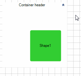WinForms RadDiagram Collapsible ContainerShapes