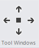 WinForms RadDock ButtonGroup Add ToolWindow