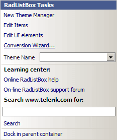 WinForms DropDown and ListControl Smart Tag