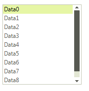 WinForms RadListControl 4 RadListControl bound at Run time