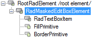 WinForms RadMaskedEditBox Element Hierarchy