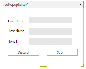 WinForms RadPopupEditor Overview