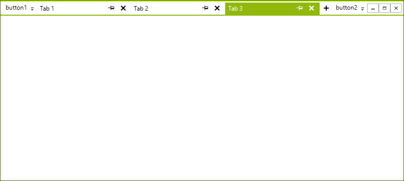 WinForms RadTabbedForm Adding Buttons Programmatically