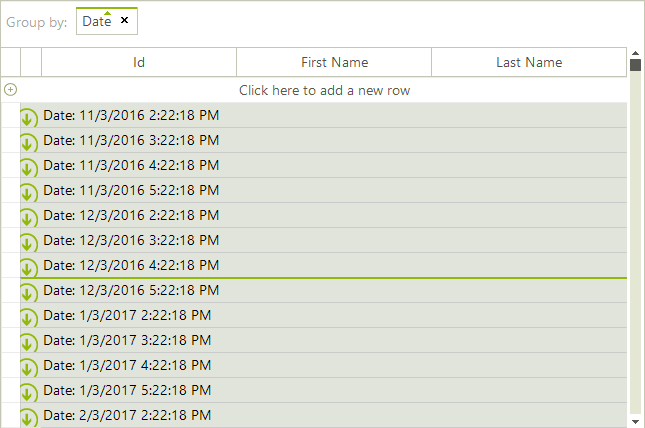 WinForms RadGridView DateTime Grouping Default Behavior