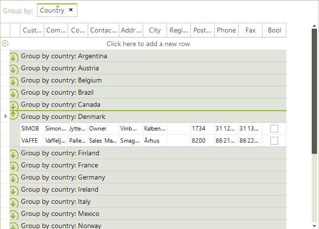 WinForms RadGridView Change group header text