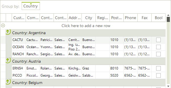 WinForms RadGridView GroupDescriptors