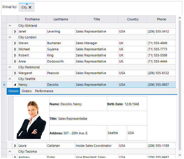 Themes - WinForms GridView Control - Telerik UI for WinForms