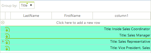 WinForms RadGridView Formatting group rows