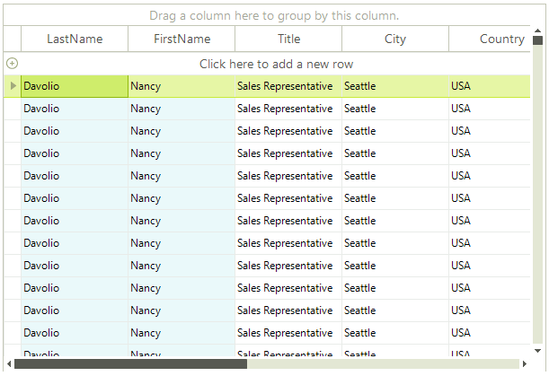 WinForms RadGridView More than one column can be pinned as well