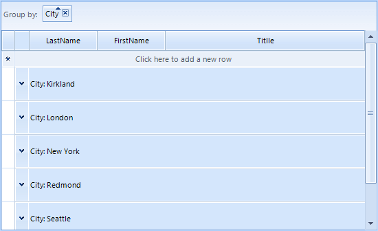 WinForms RadGridView Group Header Height