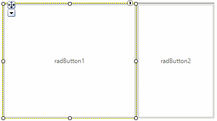 WinForms RadLayoutControl Selection Glyph