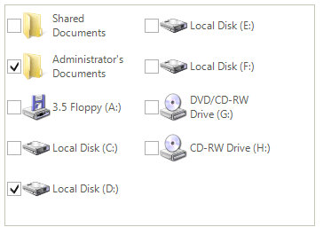 WinForms RadListView Icon View with Horizontal orientation