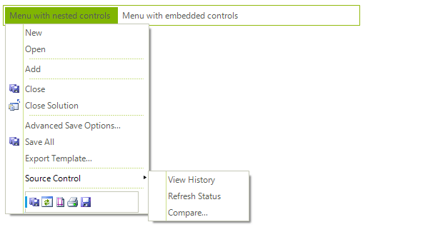 WinForms RadMenus Multiple Levels of Hierarchy.