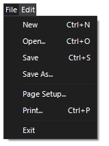 WinForms RadMenu Dark Theme