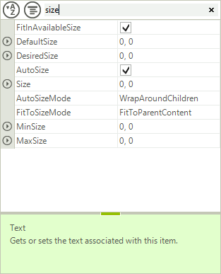 WinForms RadPropertyGrid Filter Descriptor