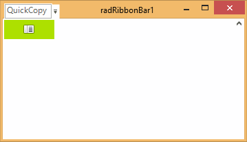 WinForms RadRibbonBar Titlebar Mode