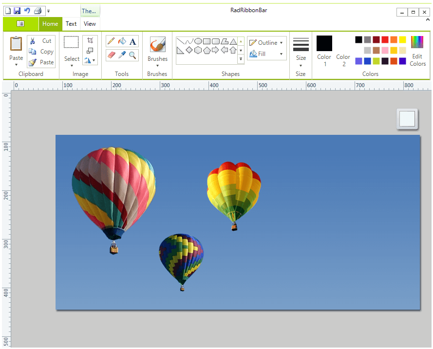 WinForms RadRibbonBar Overview