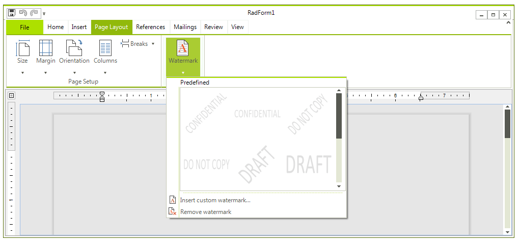 WinForms RadRichTextEditor Watermark