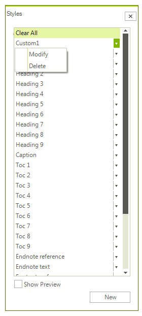 WinForms RadRichTextEditor Modify Style