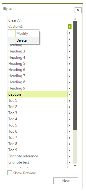 WinForms RadRichTextEditor Delete Style