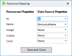 WinForms RadScheduler Resource Mapping Dialog