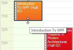 WinForms RadScheduler Start Resizing