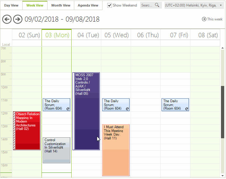 WinForms RadScheduler Resizing a Recurring Appointment