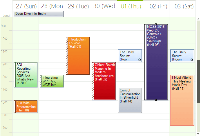 WinForms RadScheduler Overview