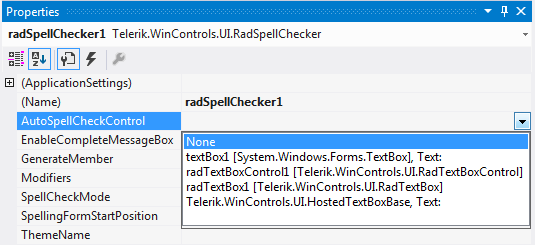 WinForms RadSpellChecker Setting AutoSpellCheckControl