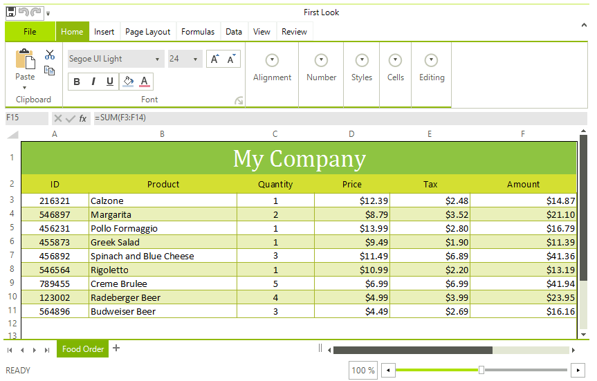 Overview - RadSpreadsheet - Telerik UI for WinForms