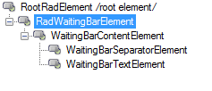 WinForms RadWaitingBar's elements hierarchy