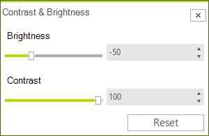 WinForms RadImageEditor Brightness and Contrast Dialog