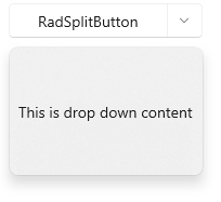 WinUI RadButtons 