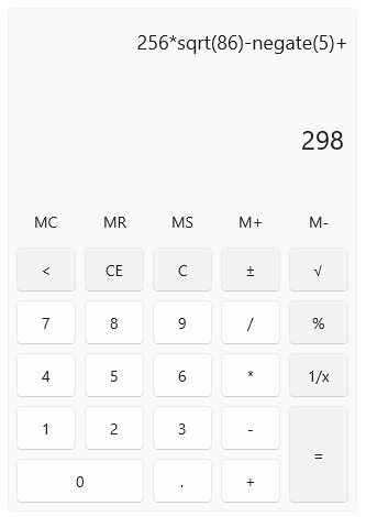 WinUI Rad Calculator-Overview