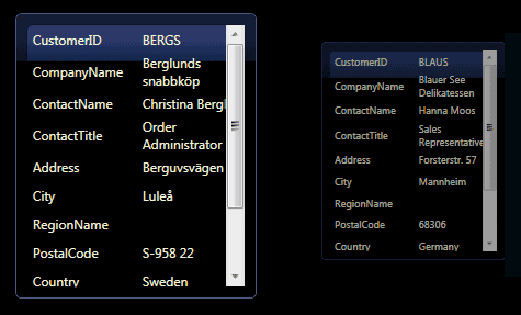 WPF RadCarousel Autogenerated Data Items Presentation