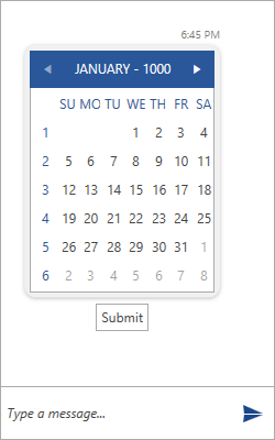 CalendarMessage