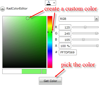 Rad Color Picker How To Use Is Recent Colors Active 2
