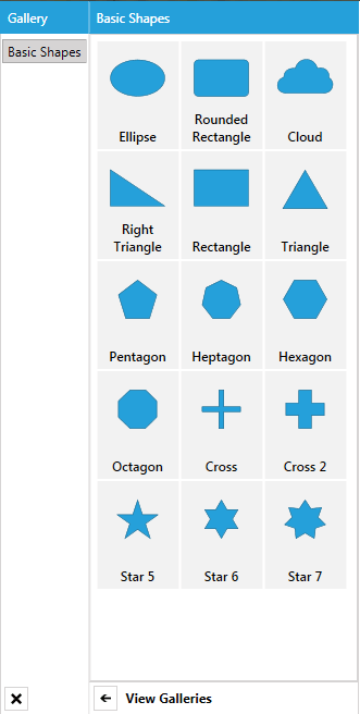 Rad Diagram Extensions Toolbox Basic Shapes