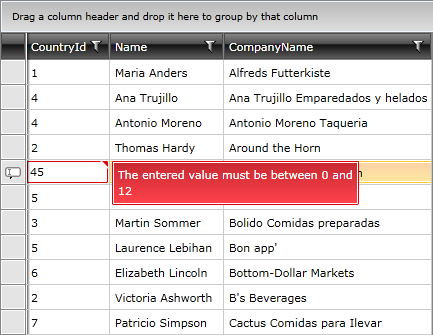 Telerik WPF DataGrid Validation-Tooltip